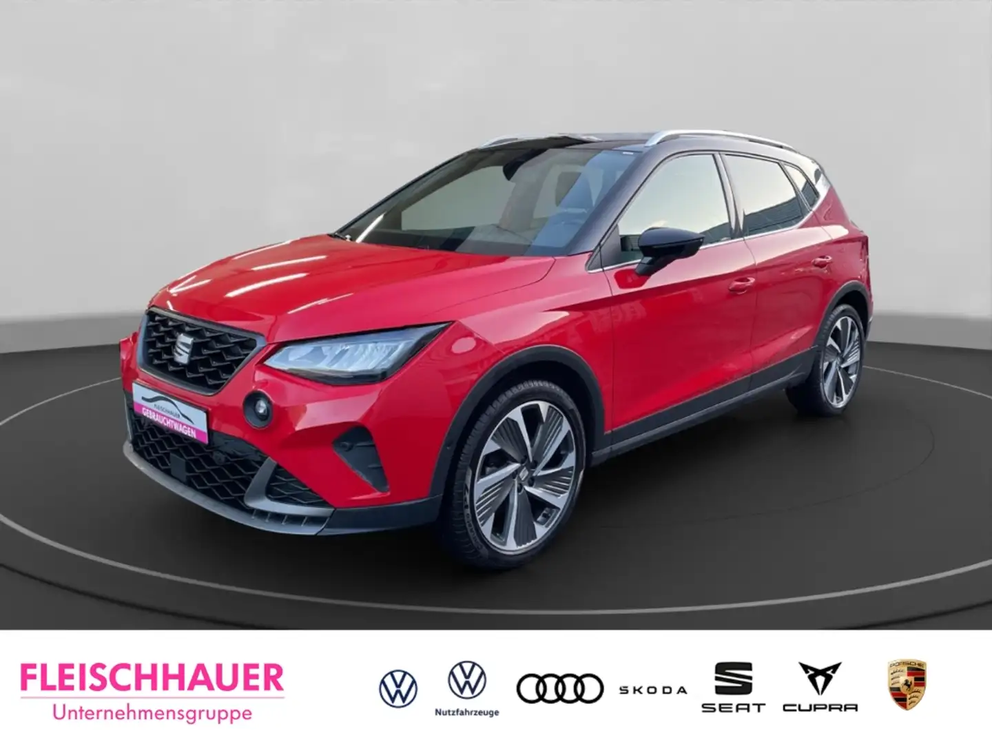 SEAT Arona 1.0 TSI FR LED Navi Tel.-Vorb. Rückfahrkam. PDCv+h Rot - 1