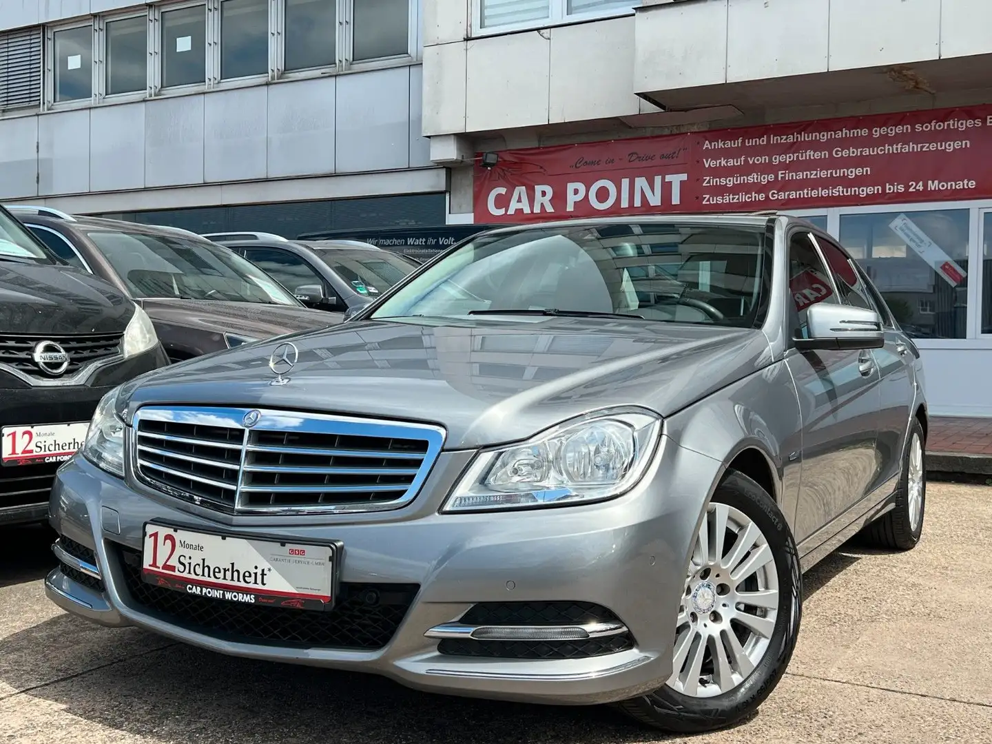 Mercedes-Benz C 200 CGI BlueEfficiency *AUTOMATIK*LEDER*NAVI* Argent - 1