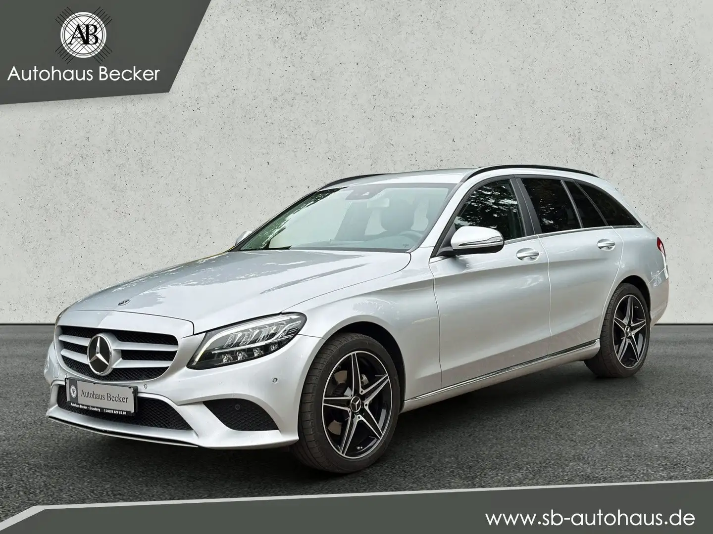 Mercedes-Benz C 220 T d+LED+AHK+NAVI+APPLE CAR+PDC Argent - 1