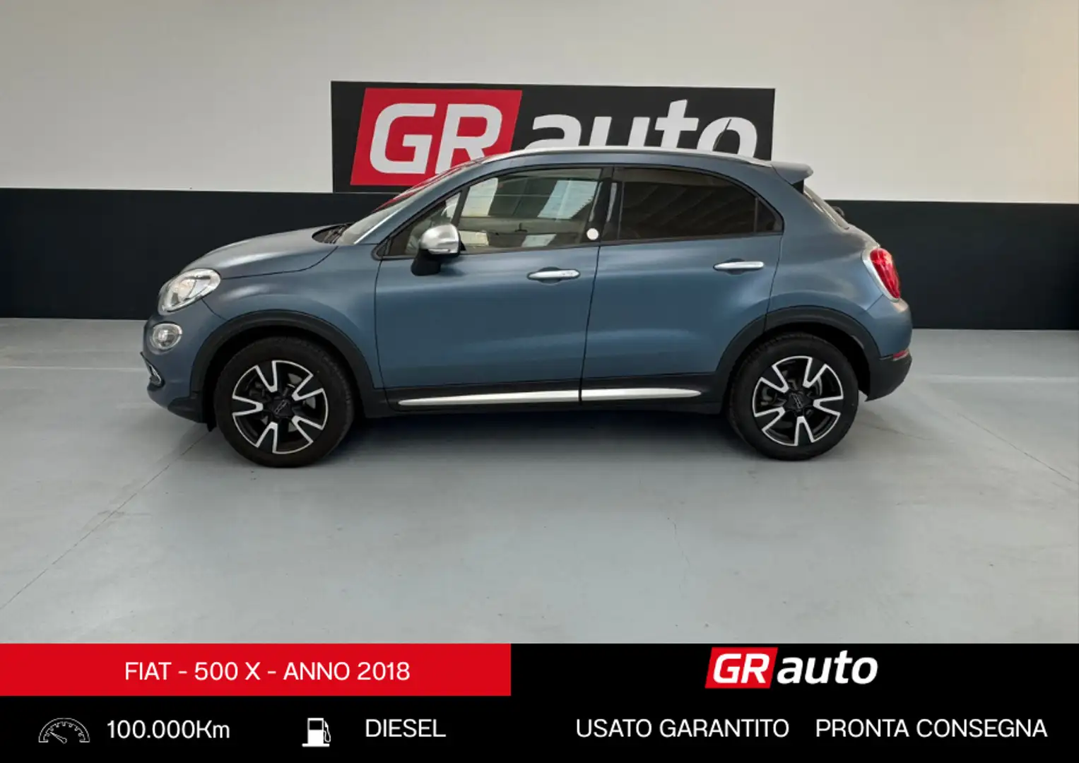 Fiat 500X 500X 1.6 mjt Business 4x2 120cv dct my18 Bleu - 1