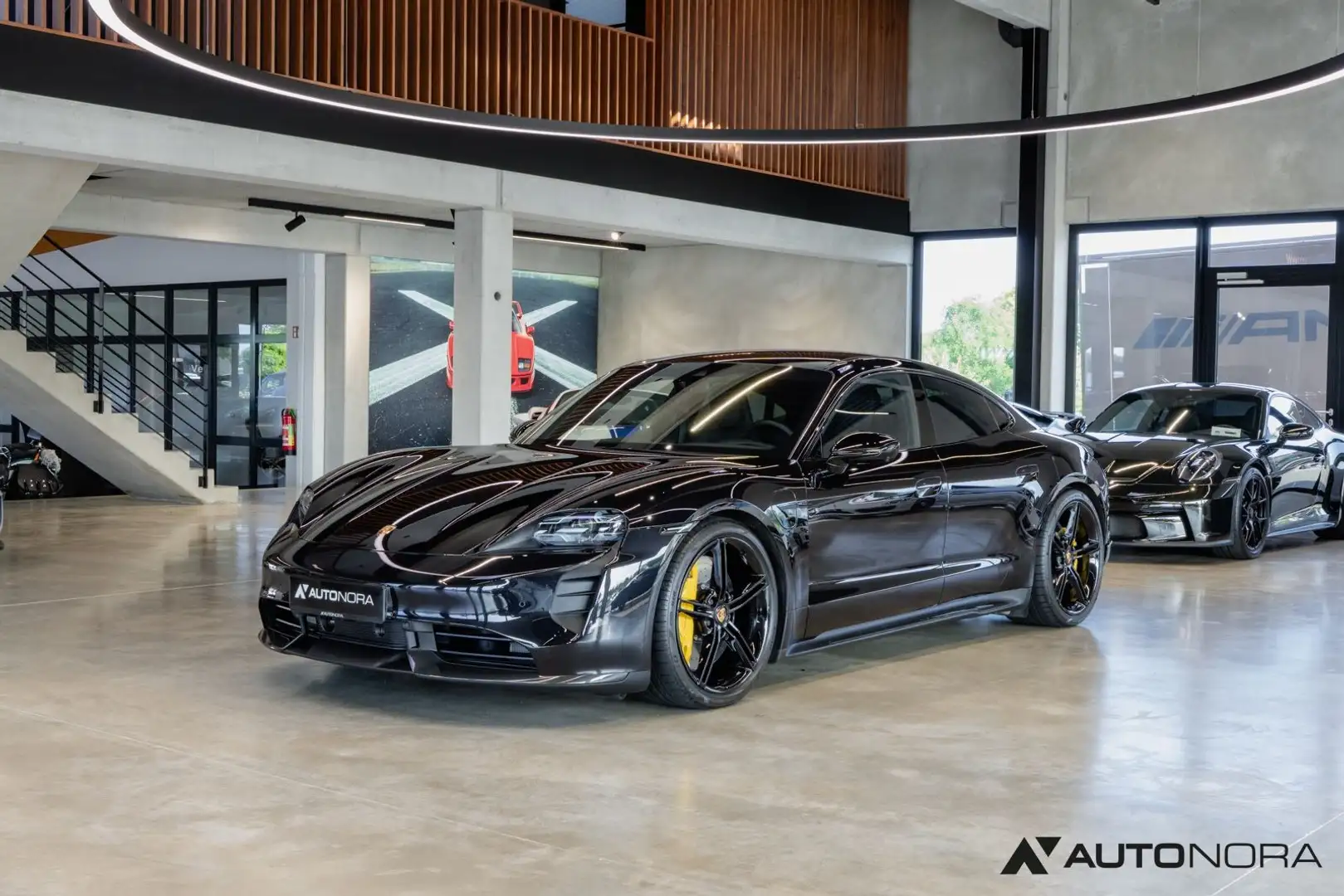 Porsche Taycan Turbo S Burmester / Nachtsicht / Carbon Siyah - 1