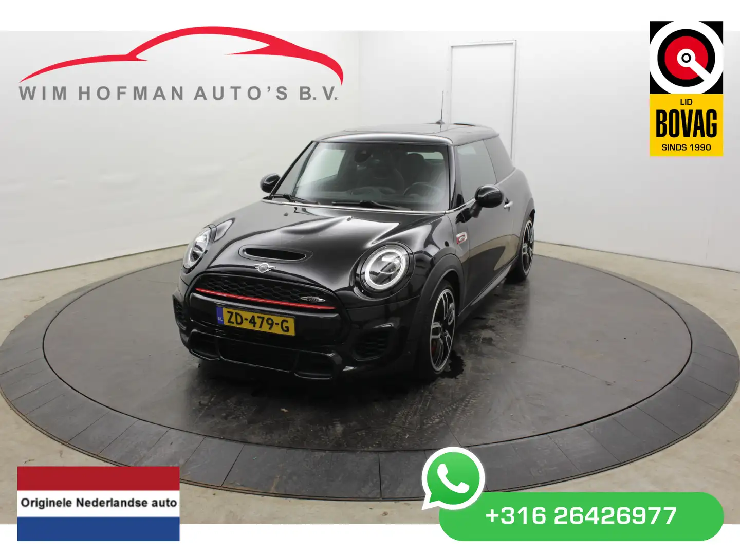 MINI John Cooper Works 2.0 232PK Panodak Leder Camera head-Up Stoelverw Zwart - 1