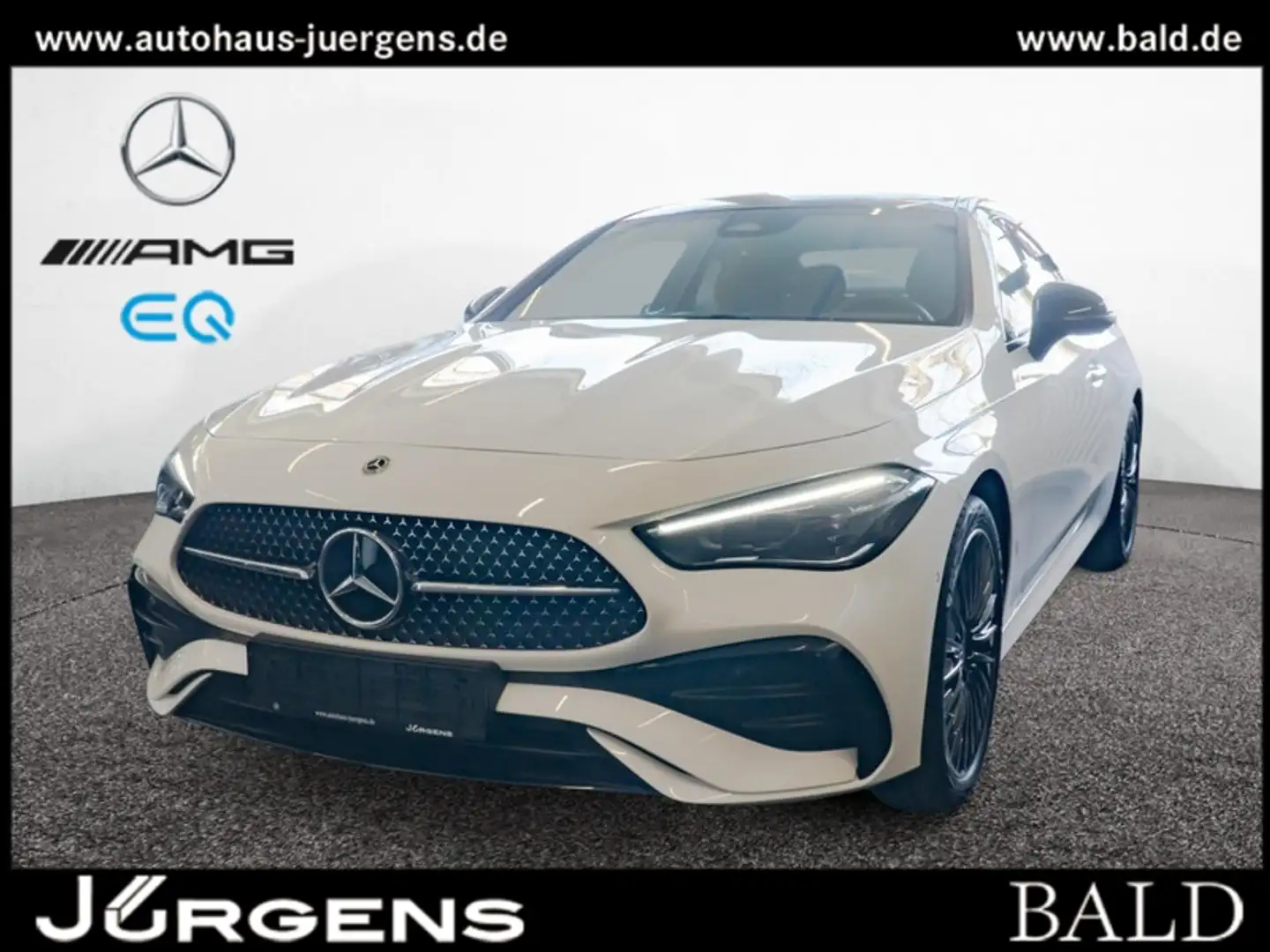 Mercedes-Benz CLE 220 d Coupé AMG-Sport/LED/Cam/Pano/Night/19" Білий - 2