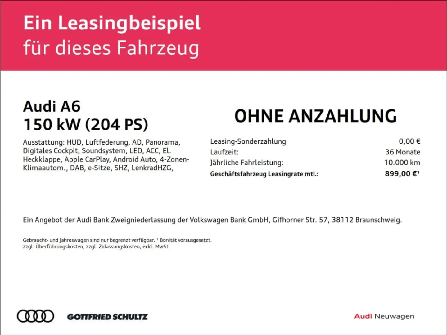 Audi A6 Avant TDI quattro Dieselpower Schwarz - 2
