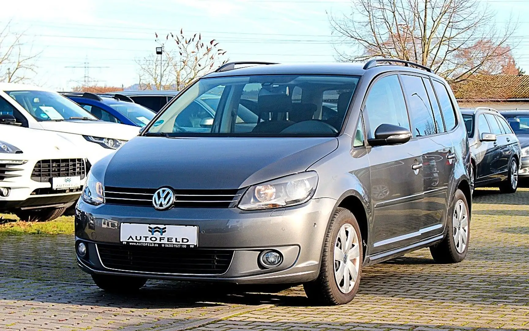 Volkswagen Touran 1.4 TSI Comfortline/VOLLSH/STANDHZ/8FACH/ Gris - 1