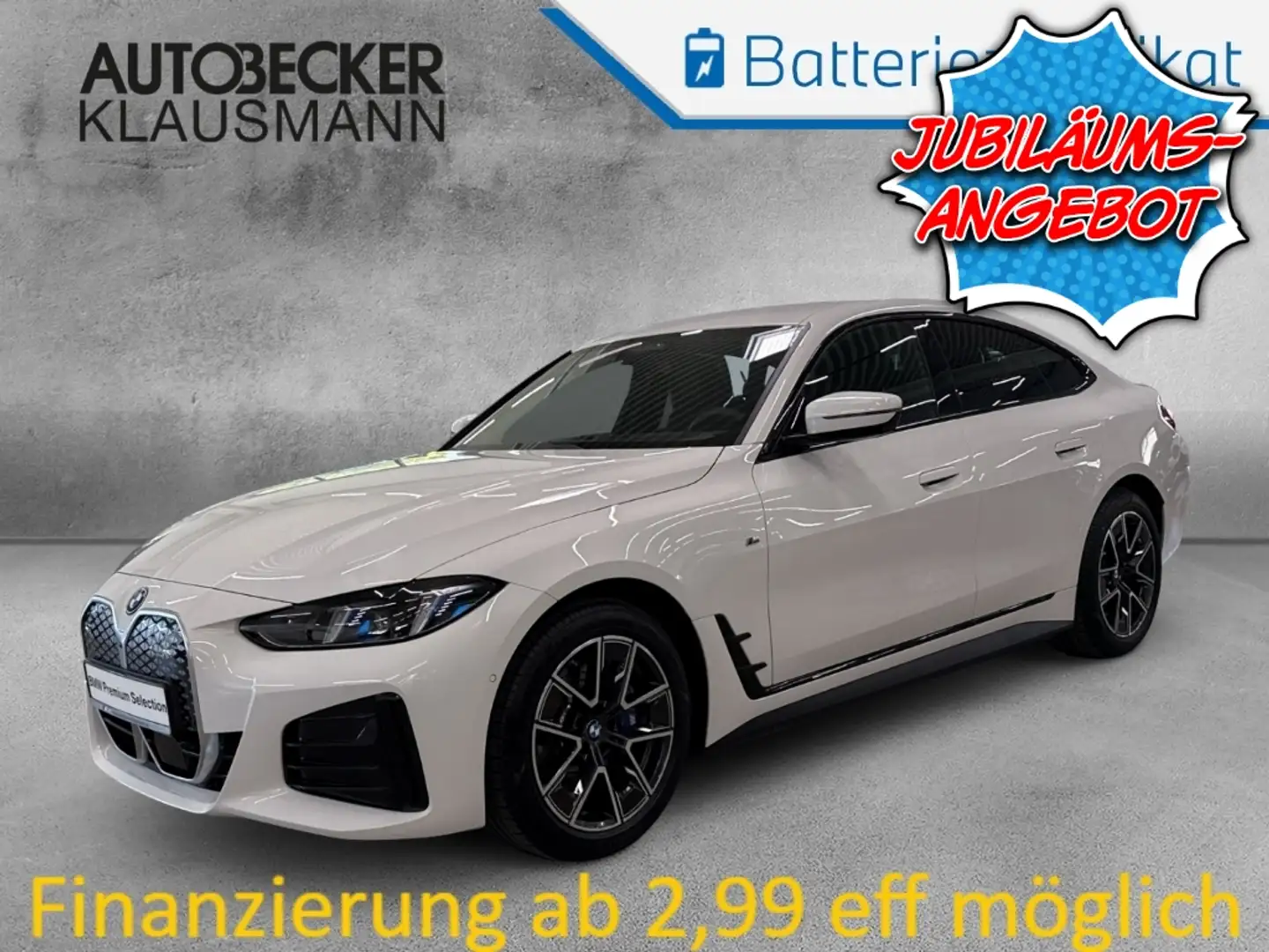 BMW i4 xDRIVE40 M SPORT AHK 18''LC PROF HuD 360°KAMERA LE Blanc - 1
