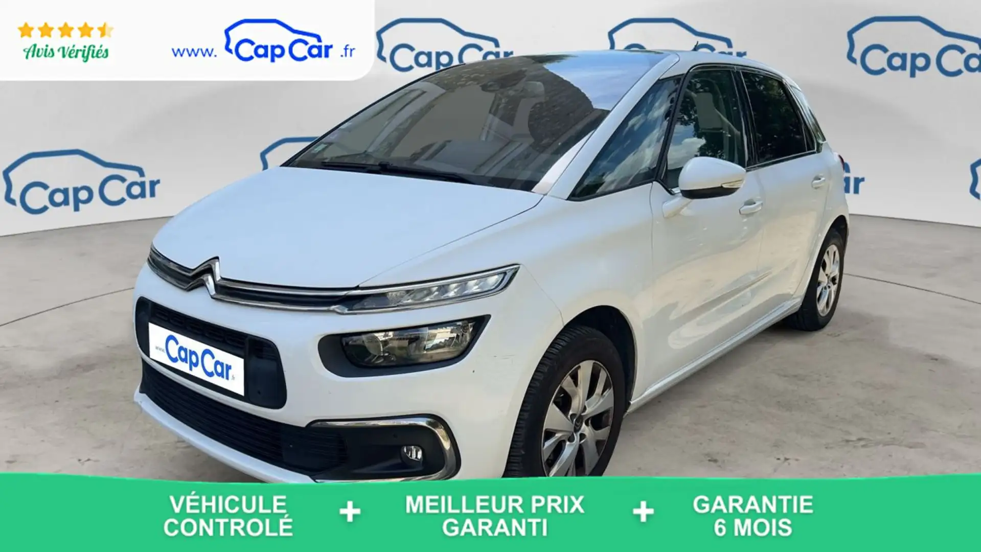 Citroen C4 SpaceTourer 1.2 Puretech 130 EAT8 Feel - Première main Automat Білий - 1