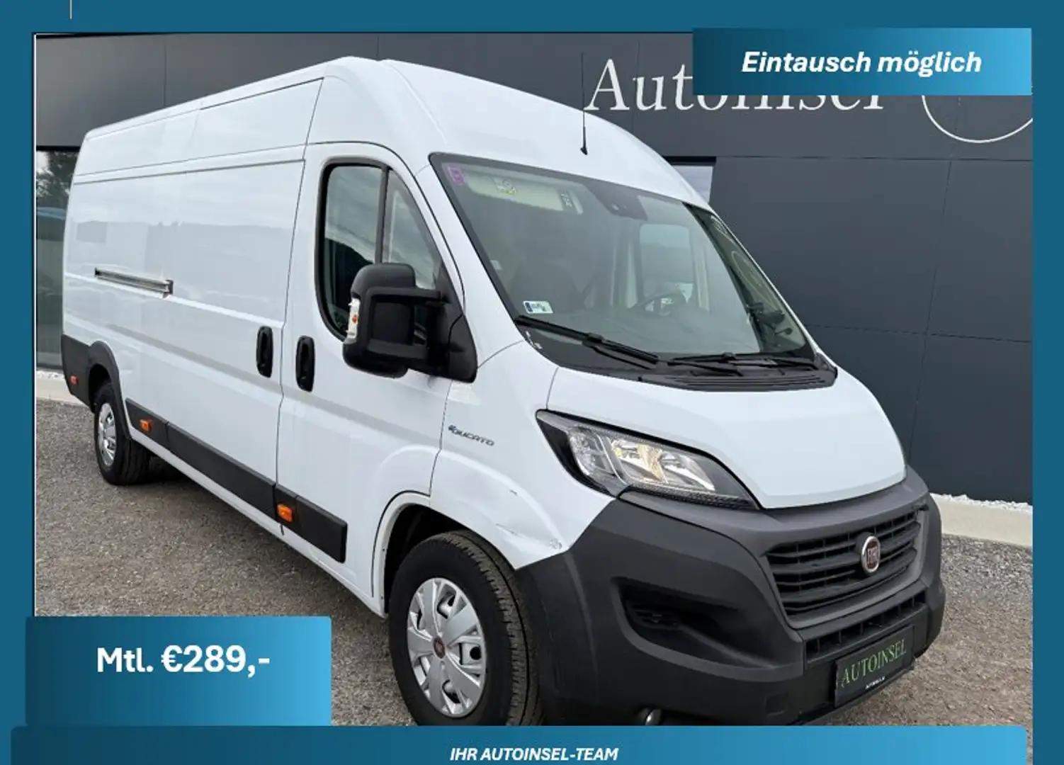 Fiat Ducato 79 kWh L4H2 Navi Kamera Weiß - 1