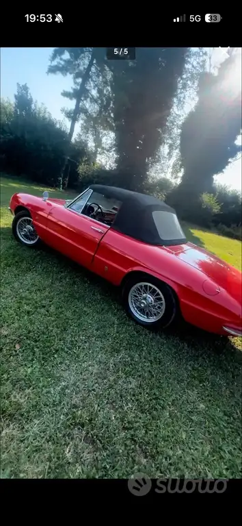Alfa Romeo Spider 1966 из Европы — купить под ключ