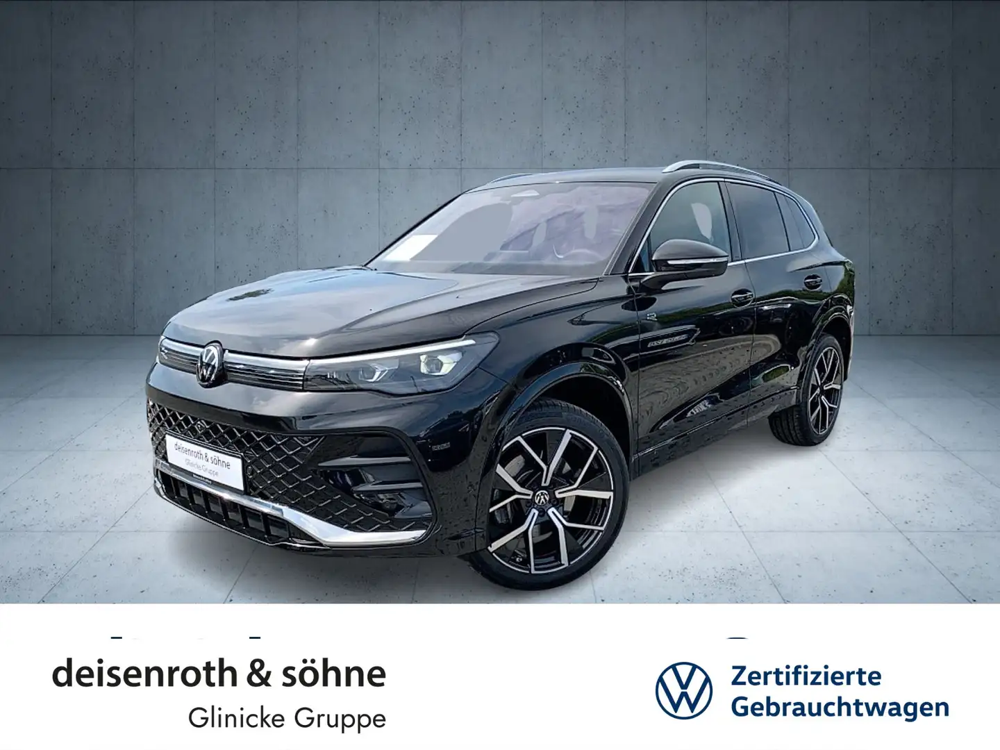 Volkswagen Tiguan R-Line 2.0 TDI 4M AHK/StHz/360/HuD/h&k/Na Schwarz - 1