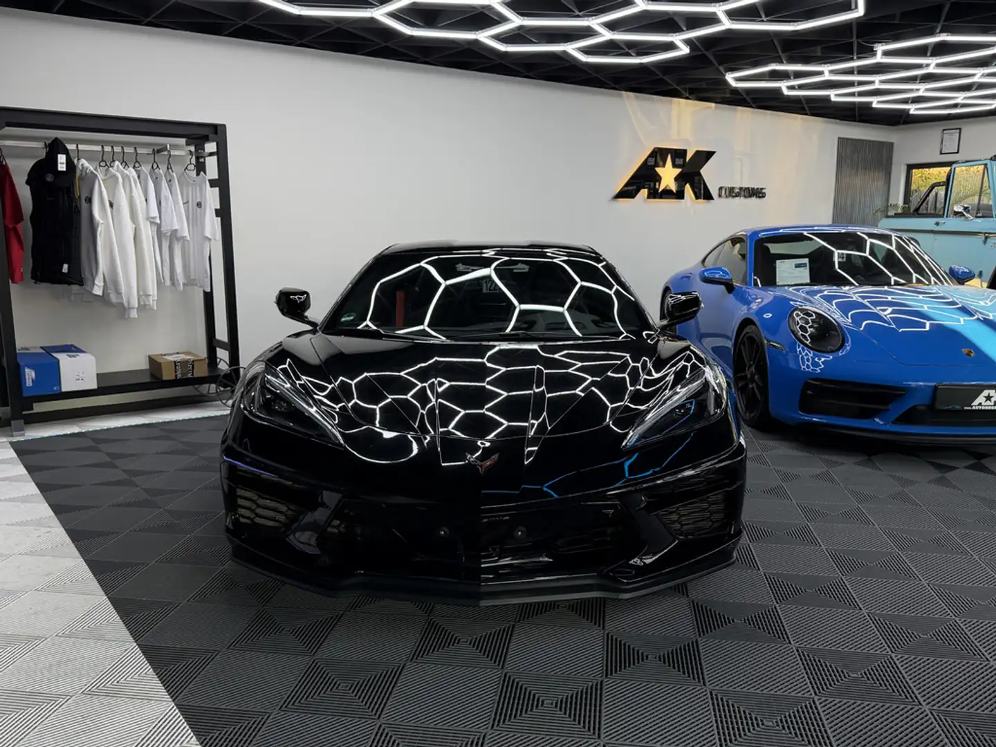 Corvette C8 NAP Quad Auspuff und Felgen Nero - 2