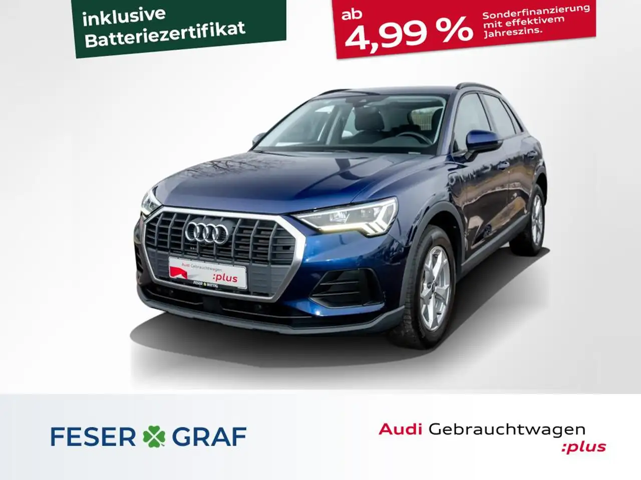 Audi Q3 45 TFSI e Stronic,LED,ACC,Navi+,360°