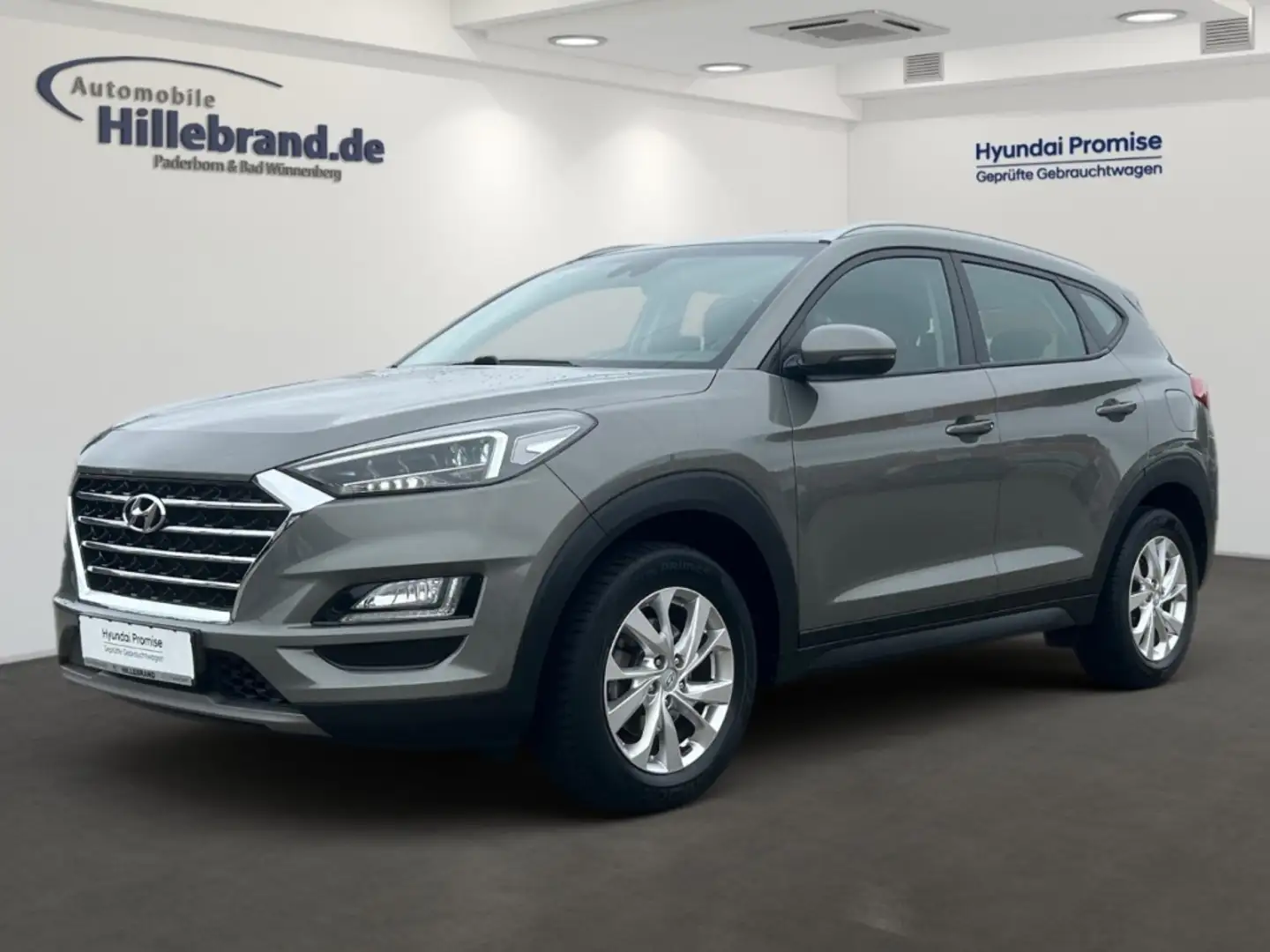Hyundai TUCSON Trend 2WD 1.6 EU6d-T Navi Soundsystem LED Dyn. Kur Grigio - 1