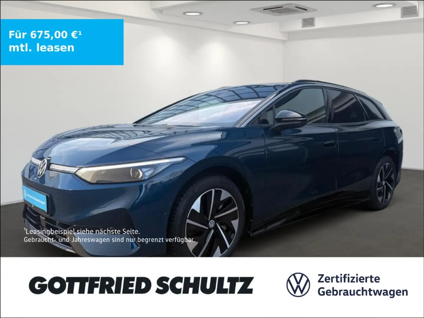 Volkswagen ID.7 Tourer LED AHK SHZ V H APPLE CAR PLAY Pro 210 kW M Blau - 1