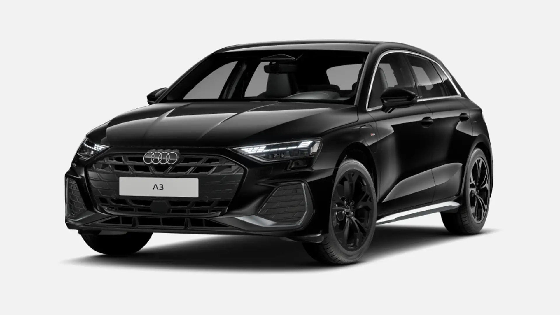 Audi A3 Sportback TFSI e Genuine S tronic 150kW Negro - 1