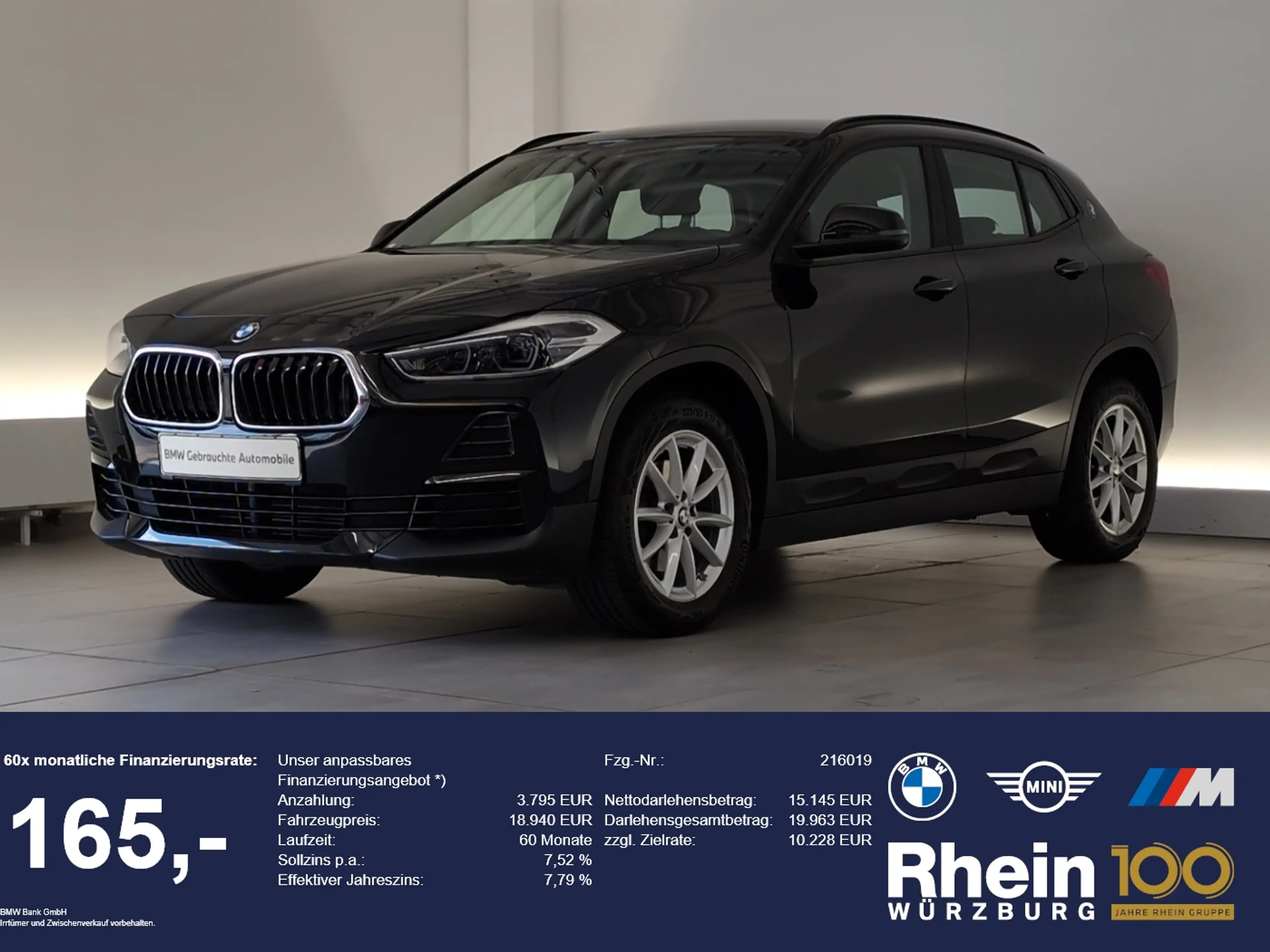 BMW X2 sDrive18i Navi/LED/AHK/PDC/DAB/SLI