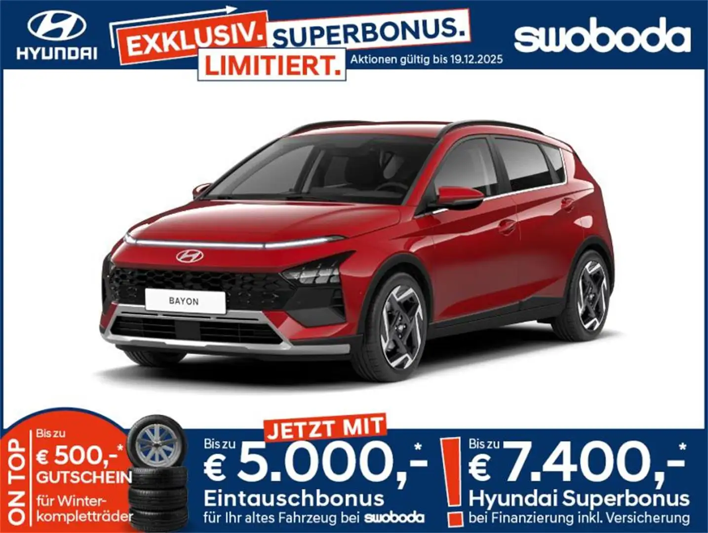 Hyundai BAYON Bayon GO 1.2 MPI y5bg1-P1 Rouge - 1