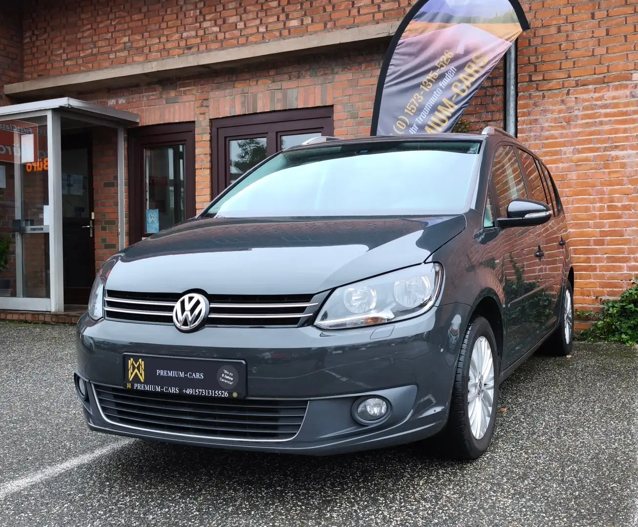 Volkswagen Touran Cup+ Top Zustand+ Service Neu+ bis zu 5J Garantie Grau - 1