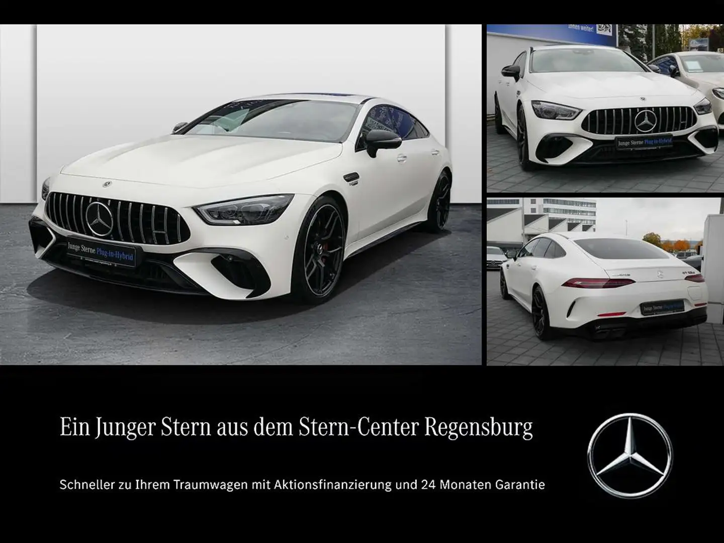 Mercedes-Benz AMG GT E+DIST+HUD+SCHIEBEDACH+Perf-Sitz+360 Blanc - 1