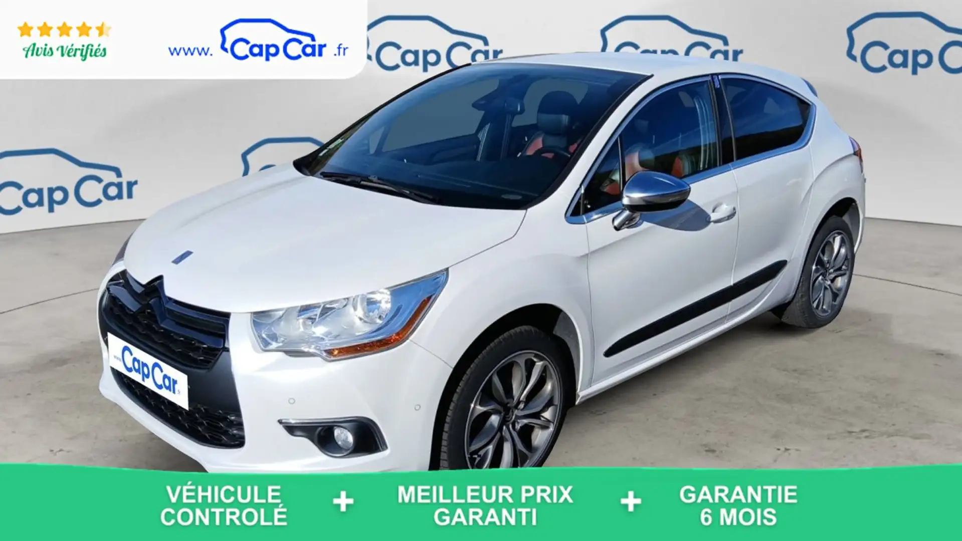 Citroen DS4 1.6 THP 200 Sport Chic Blanc - 1