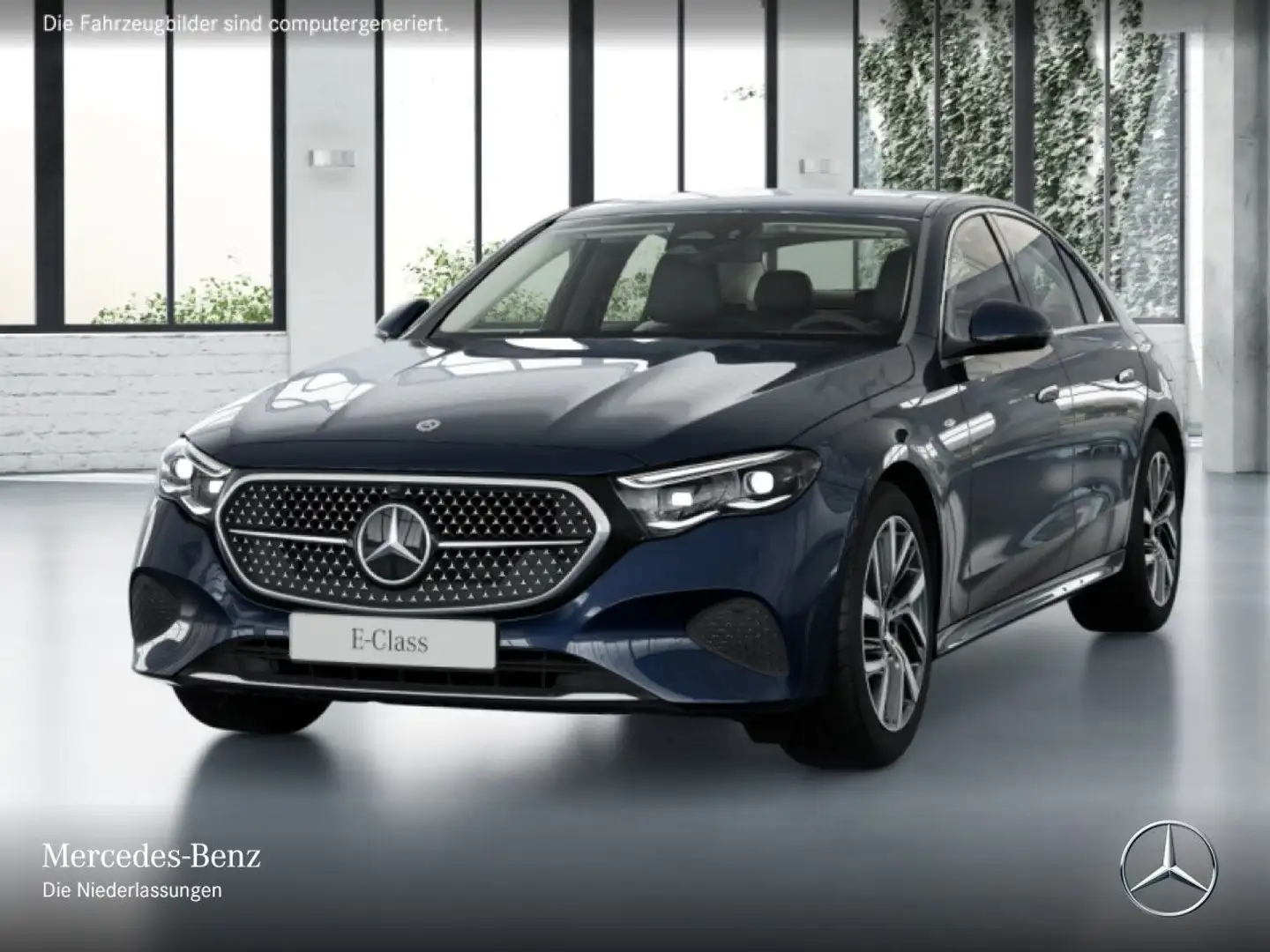 Mercedes-Benz E 300 e Hybrid Avantgarde 360° Distr. Spurhalt-Ass Blau - 2