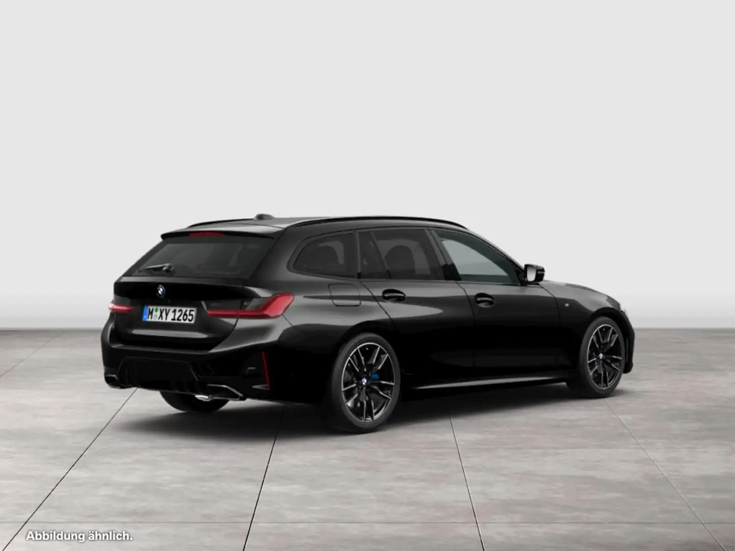 BMW 340 M340i xDrive M SPORT+ACC+HuD+H/K+DA+360°+LHZ Zwart - 2