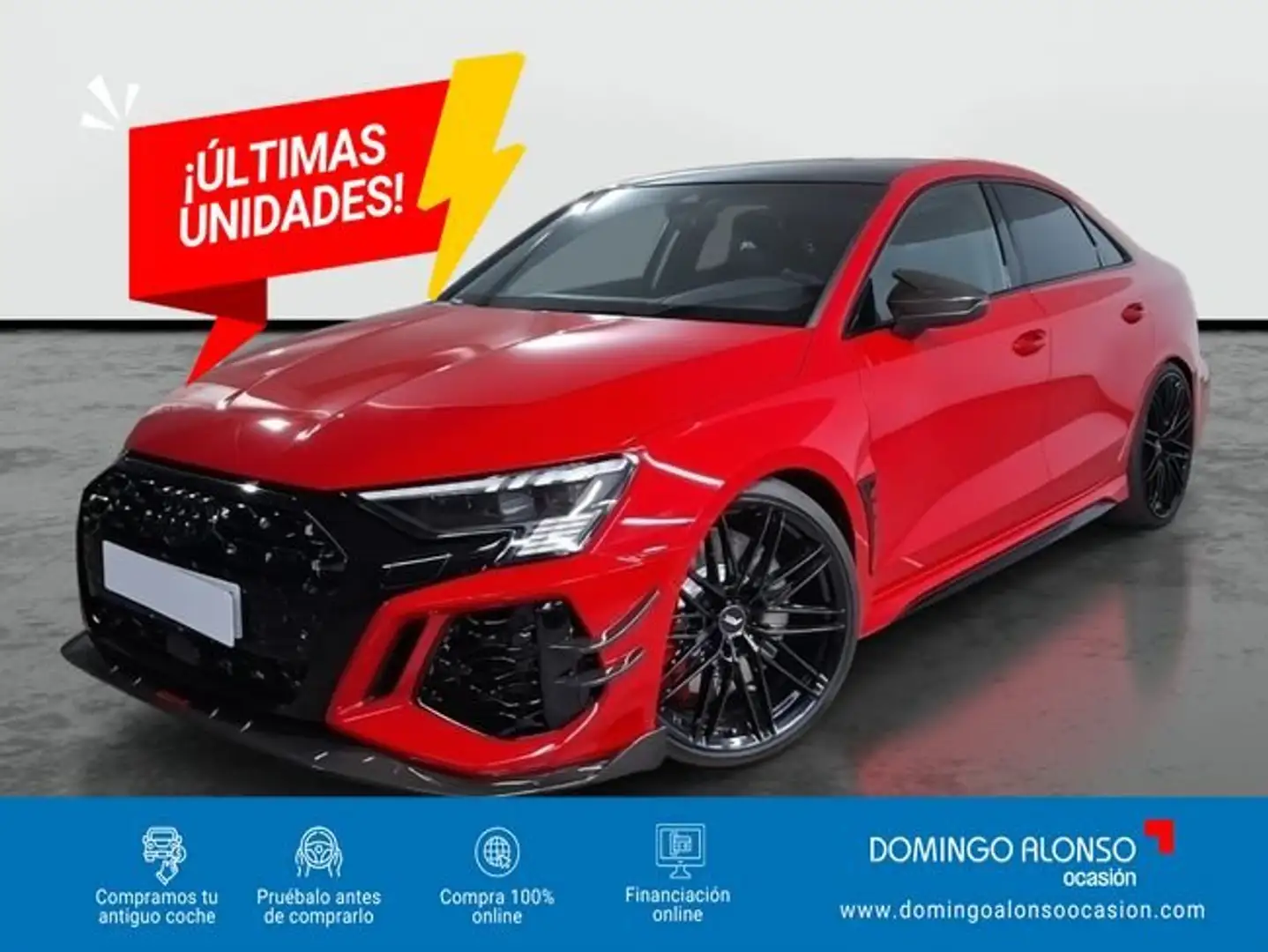 Audi A3 RS 3 Sedán 2.5 TFSI 294 kW (400 CV) S tronic quat Rojo - 1