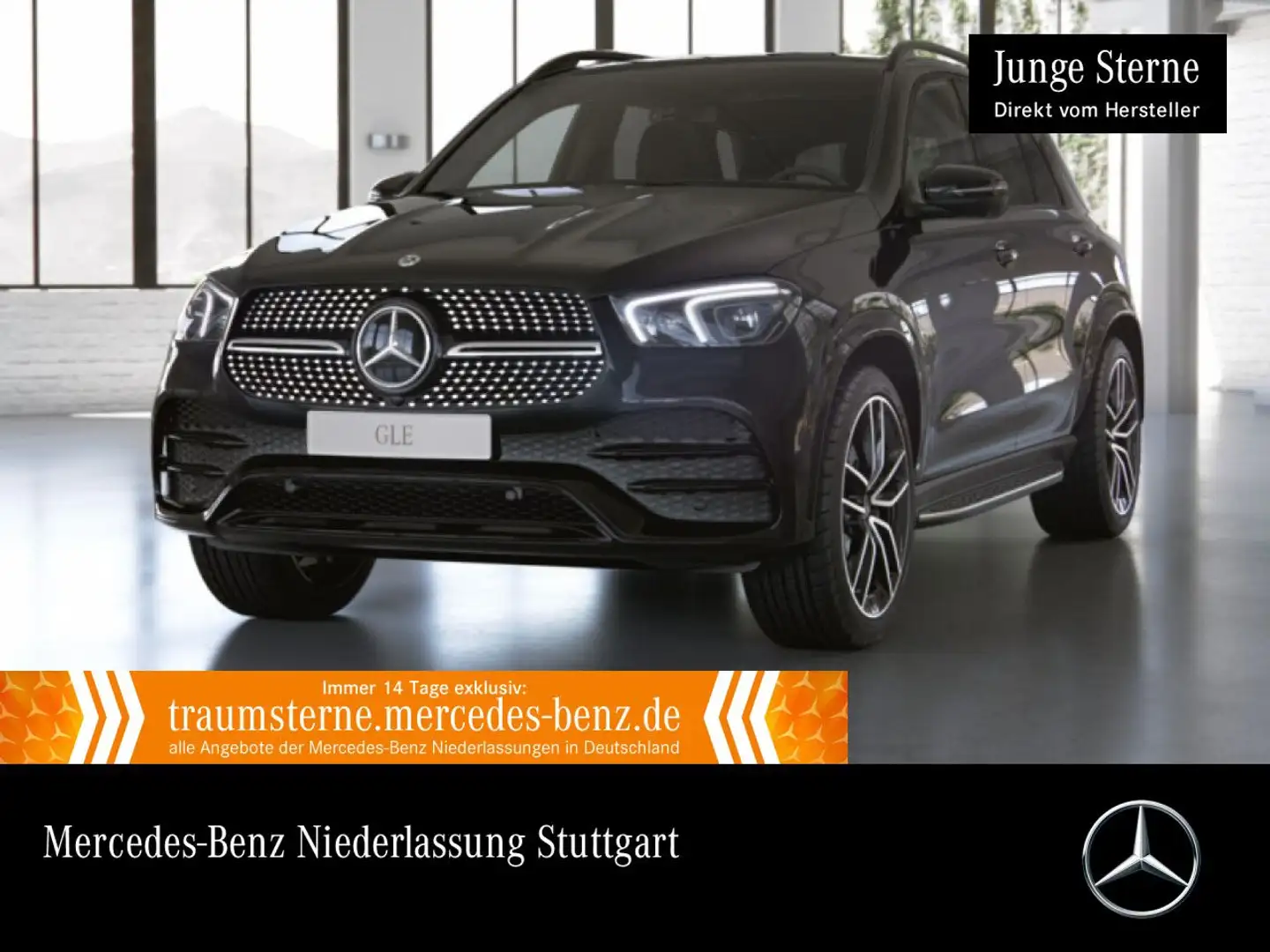 Mercedes-Benz GLE 450 4M AMG+NIGHT+PANO+360+MULTIBEAM+FAHRASS+9G Schwarz - 1