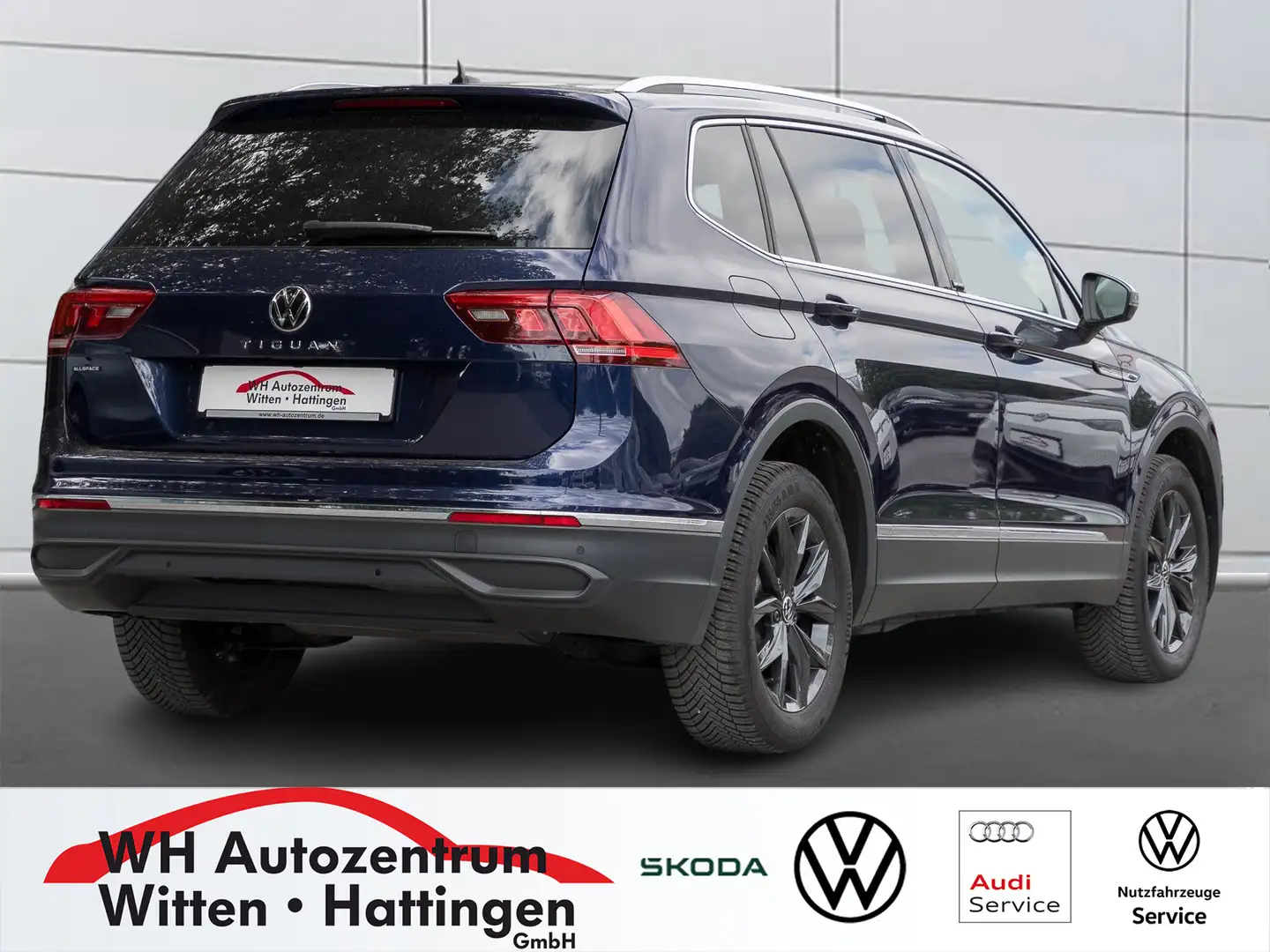 Volkswagen Tiguan Allspace 1.5 TSI DSG Move STANDHZG 7-sitzer AHK NAVI LED... Blau - 2