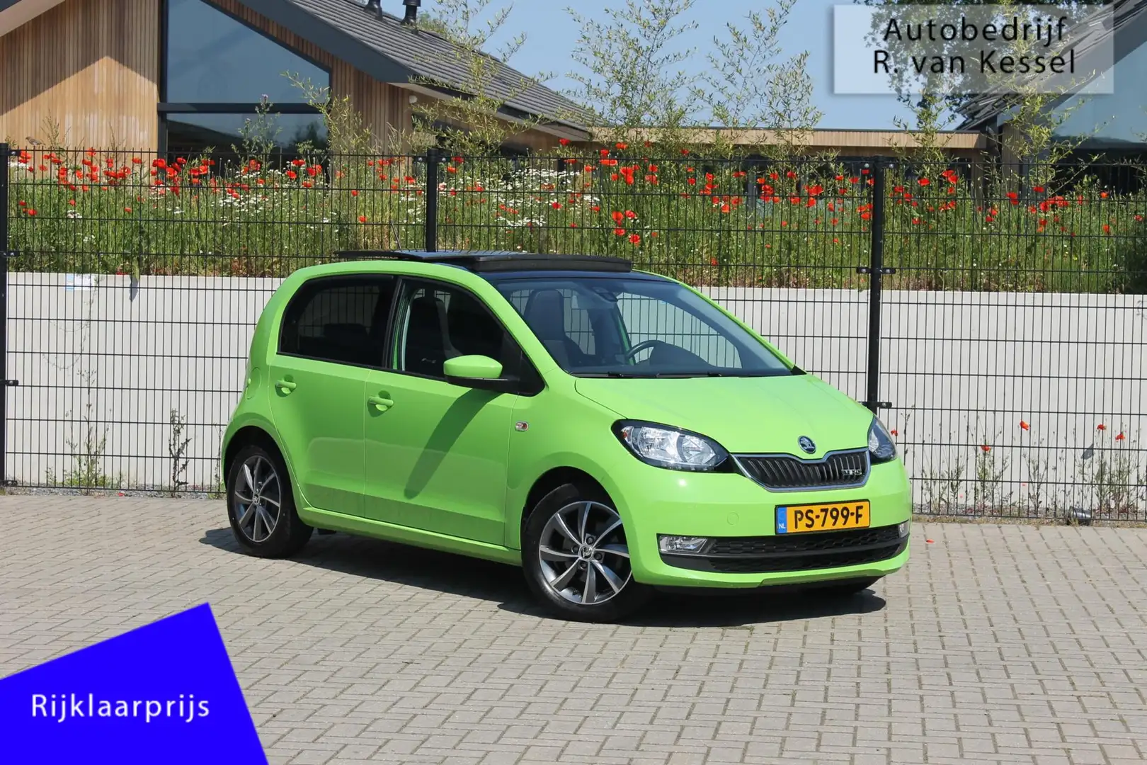 Skoda Citigo 1.0 Greentech Style I Panoramadak I ECC I Stoelver Verde - 1