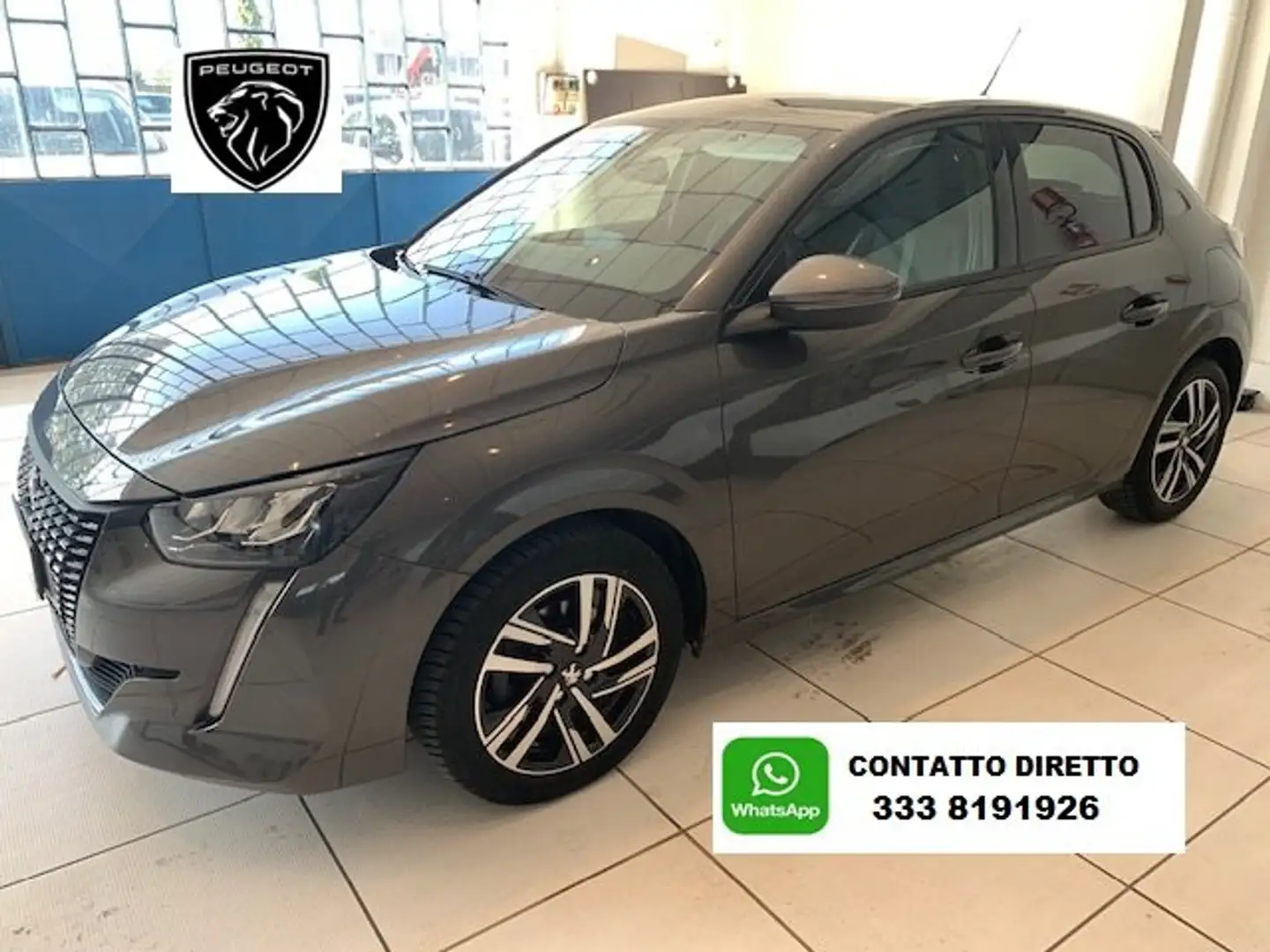 Peugeot 208 1.5 BlueHdi 100cv ALLURE Grigio - 1