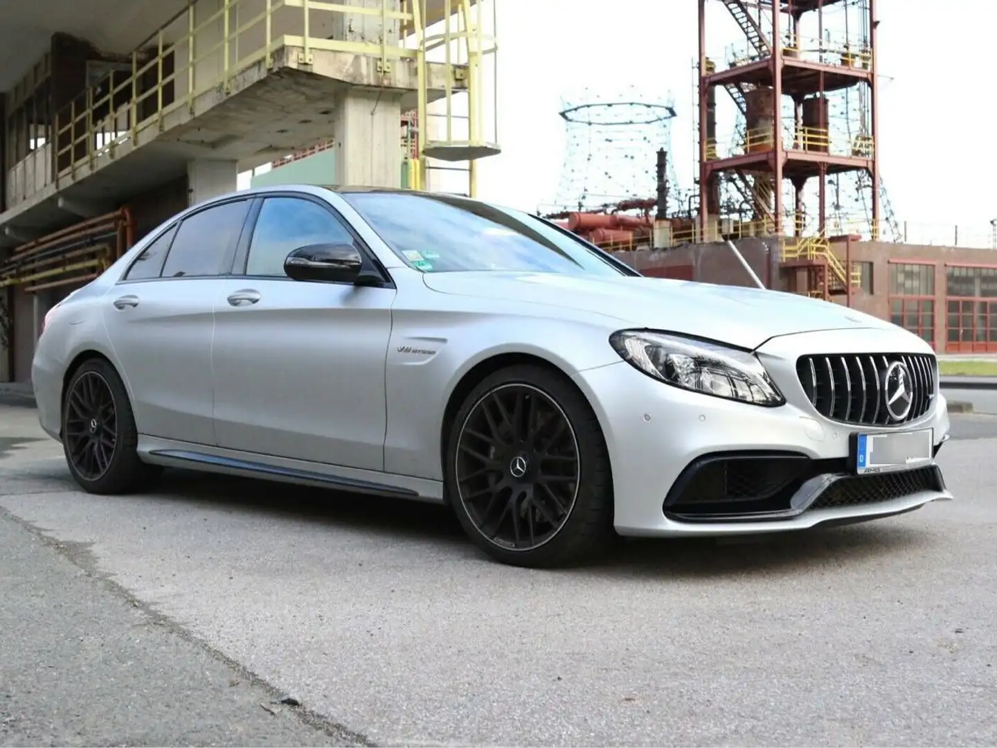 Mercedes-Benz C 63 AMG AMG C 63 AMG Panorama V8 Biturbo Argento - 1