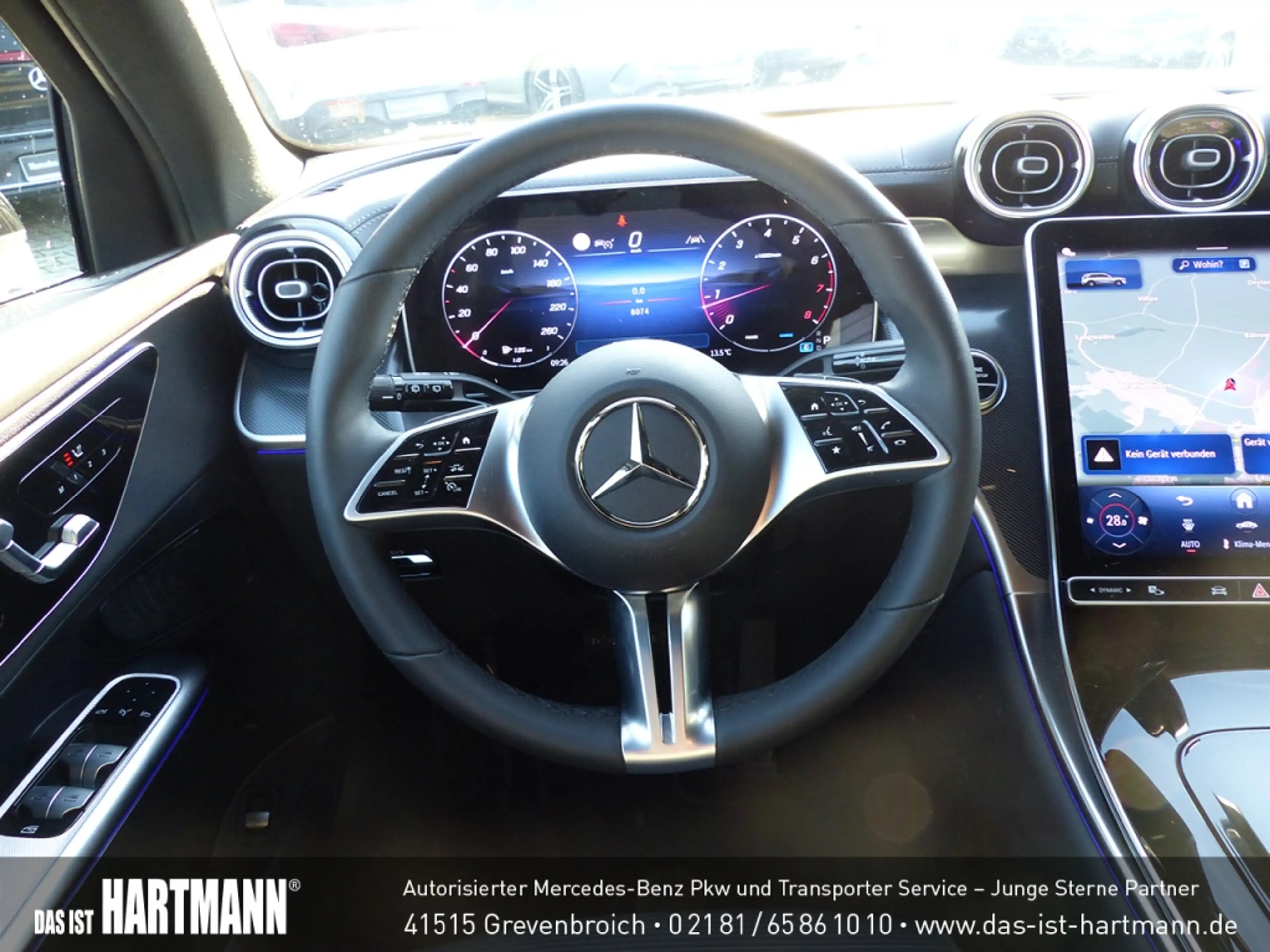 Mercedes-Benz GLC 200 4M AVANTGARDE+AHK+DISTRNIC+TOTWNKL+MEMRY — photo 8