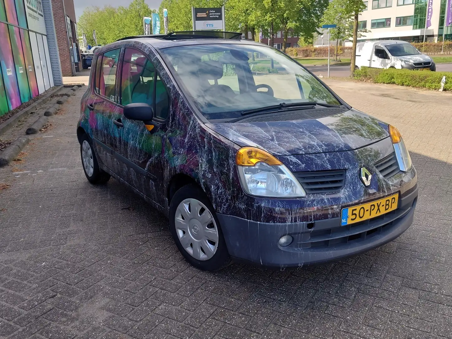 Renault Modus 1.4-16V Expr.Luxe Paars - 1