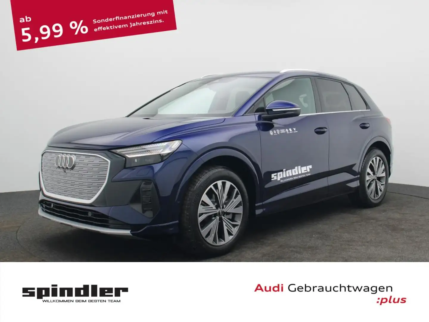 Audi Q4 e-tron 40 advanced / Navi plus, Matrix, AHK Blau - 1