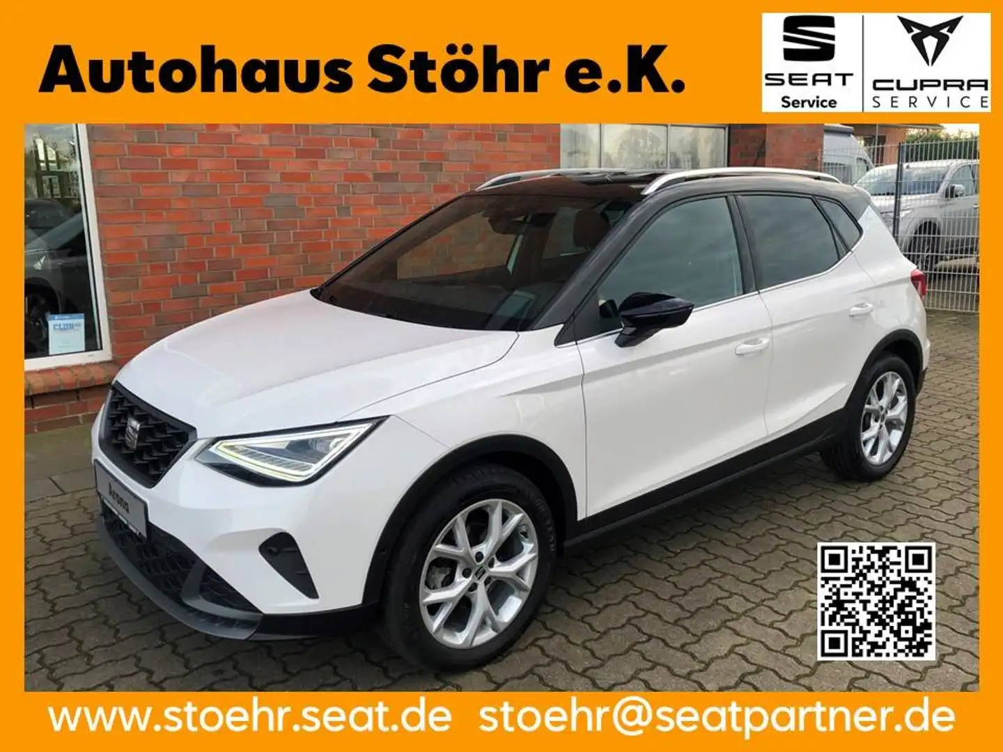 SEAT Arona FR 1.0TSI Automatik DSG Weiß - 1