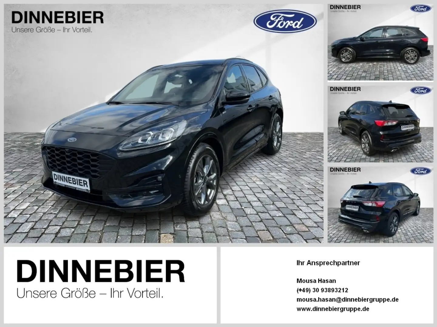 Ford Kuga ST-Line X LED+AHK+Glasdach+Kamera+SHZ Noir - 1