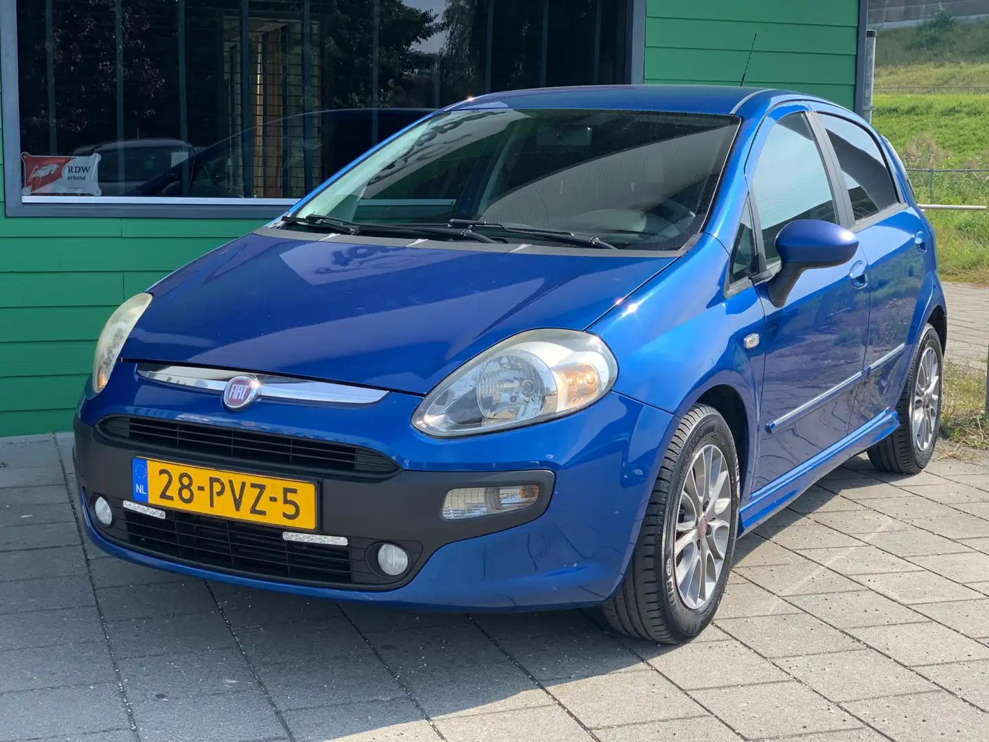 Fiat Punto Evo 1.3 M-Jet Dynamic / CruiseControl / Airco / Parrot Blauw - 2