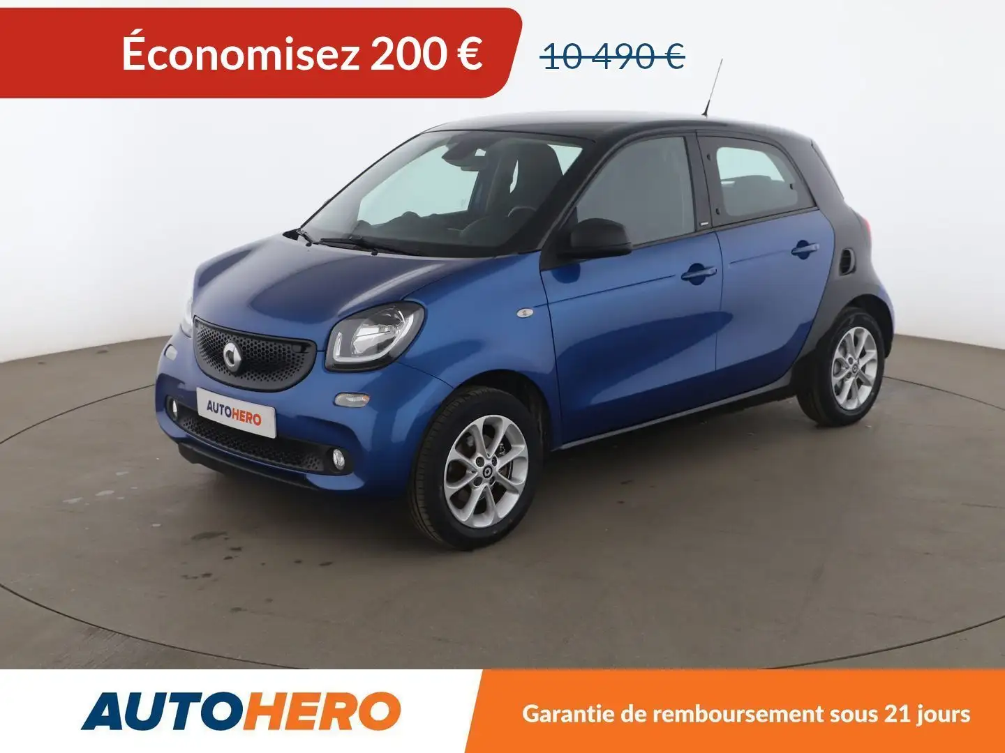 smart forFour 1.0 Passion Twinamic Bleu - 1