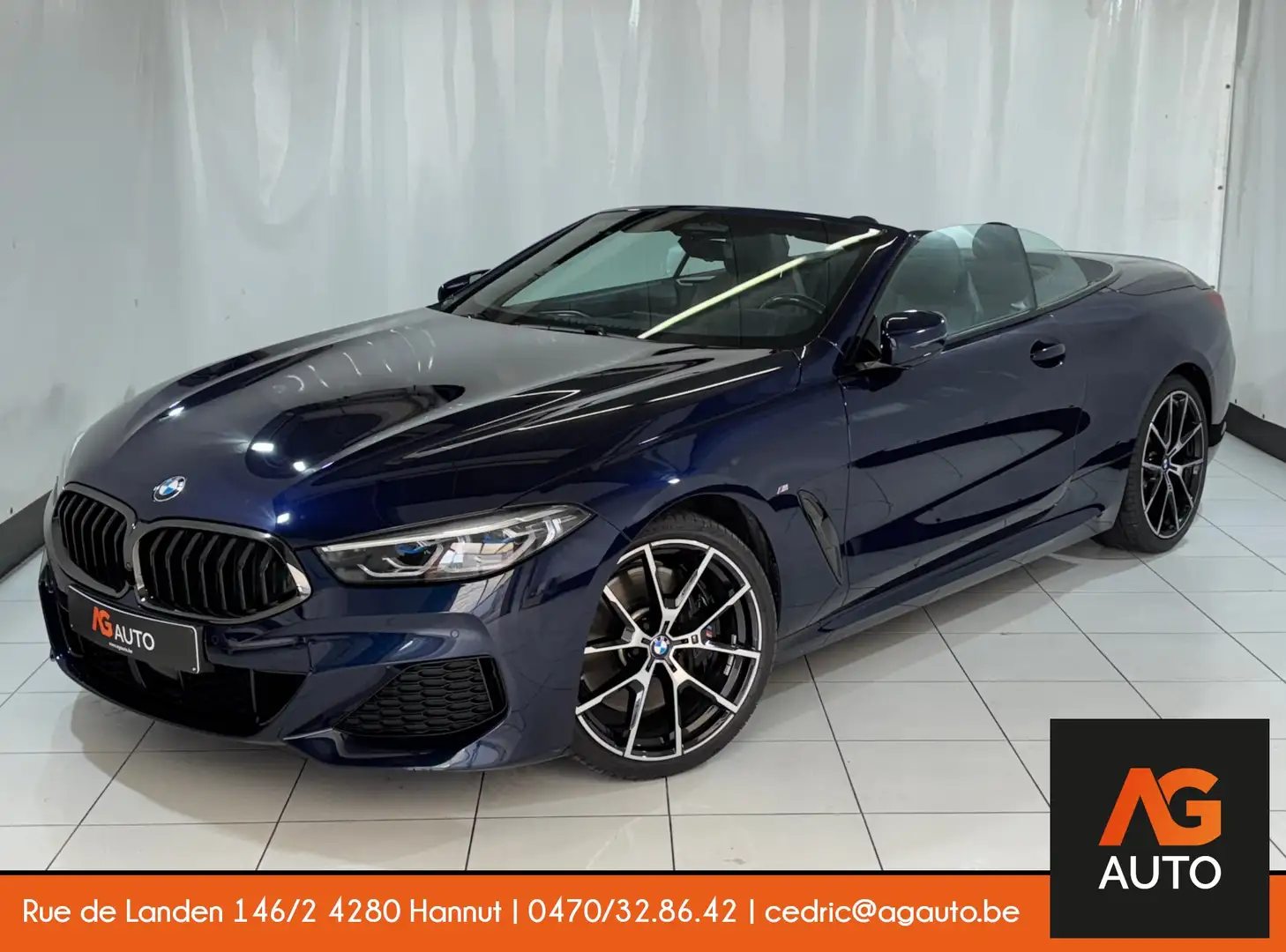 BMW 840 Cabrio * M * Laser * Harman & Kardon * 360° Blauw - 1