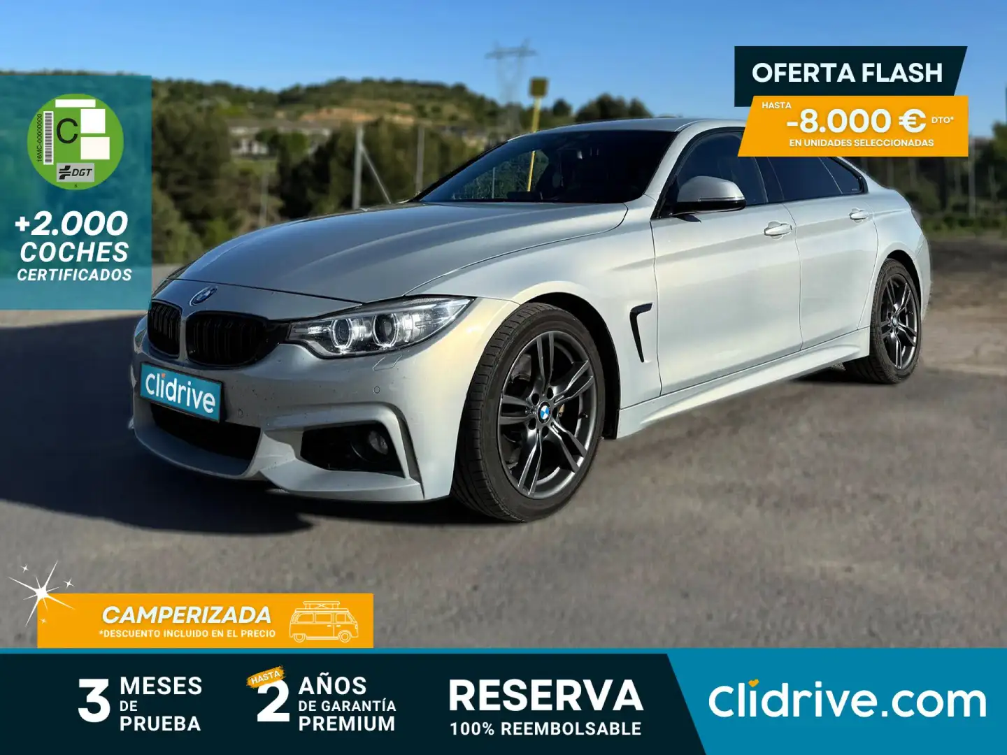 BMW 428 428iA Gran Coupé Gris - 1