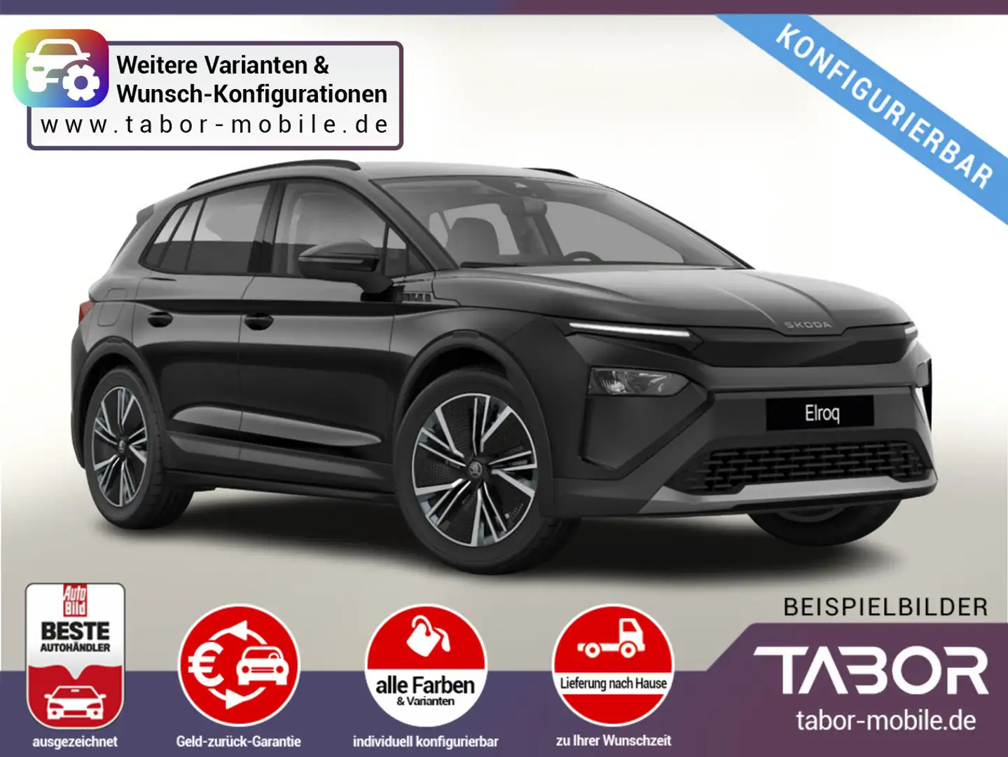 Skoda Elroq 50 Tour LED 19Z PDC Kam SideA VirtC Tempo Blauw - 1