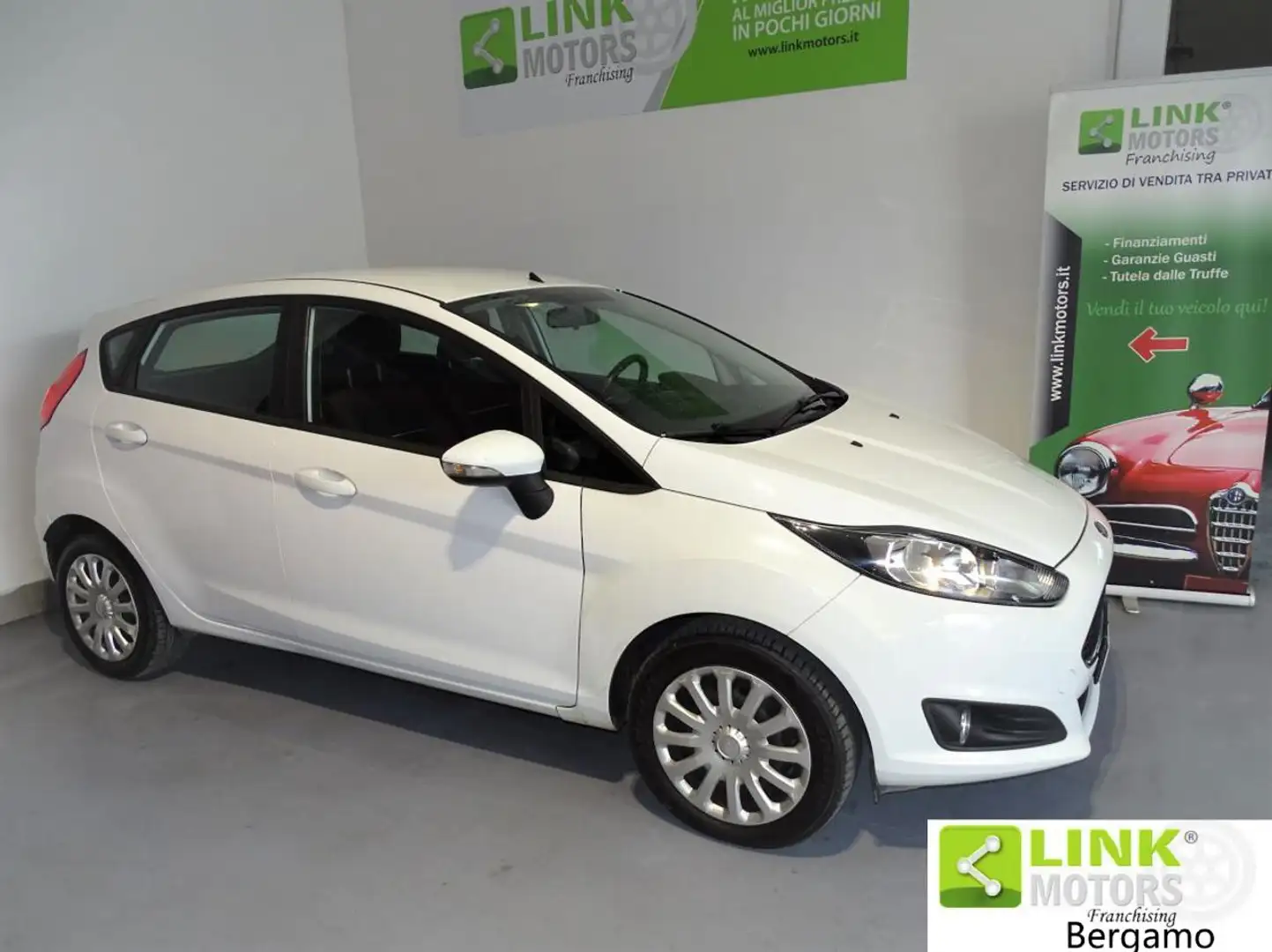 Ford Fiesta 1.4 5 porte Bz.- GPL Black & White Edition Blanc - 1