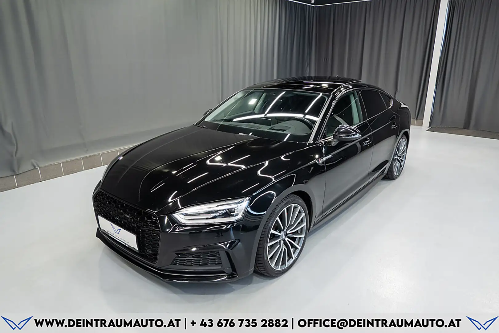 Audi A5 SB 2,0 TDI quattro sport*S-LINE*PANO*HEAD-UP*B&O* Schwarz - 2