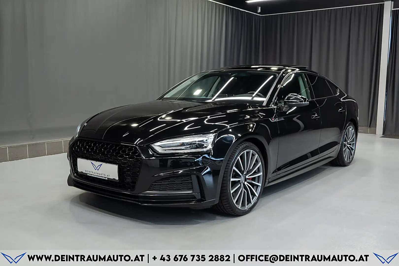 Audi A5 SB 2,0 TDI quattro sport*S-LINE*PANO*HEAD-UP*B&O* Schwarz - 1