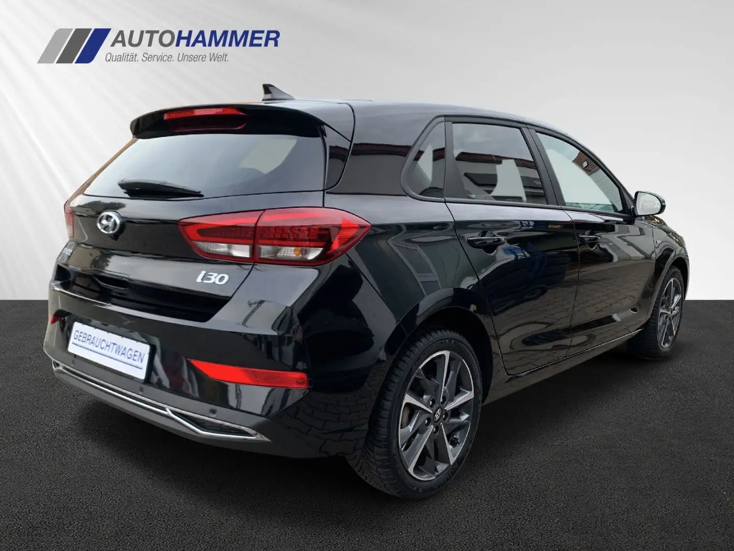 Hyundai i30 1.0T DCT CONNECT & GO Alu LED SHZ LHZ Navi Nero - 2