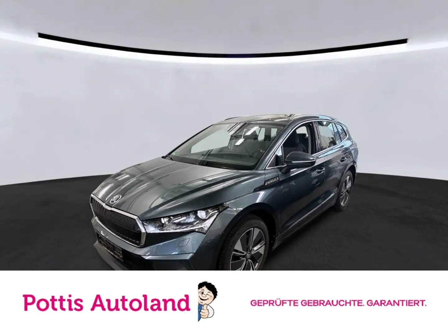 Skoda Enyaq 60 LOFT AHK MATRIX KAMERA PDC NAVI Grau - 1