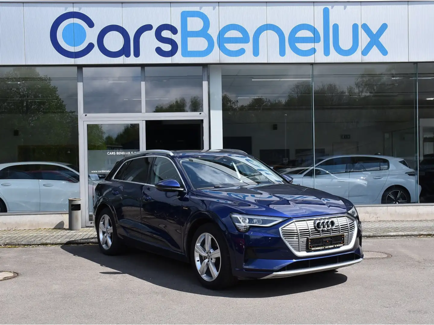 Audi e-tron 55 Quattro 95 kWh Advanced CUIR MEMO PANO CAM360 Bleu - 1