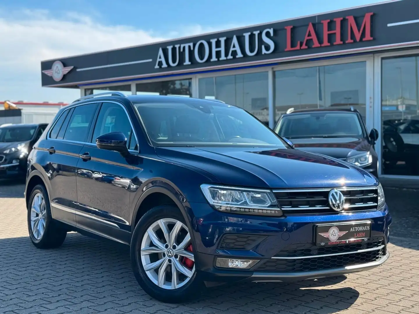 Volkswagen Tiguan 1.4TSI DSG 4Motion"Highline"AMBIENTE*AHK* Bleu - 1