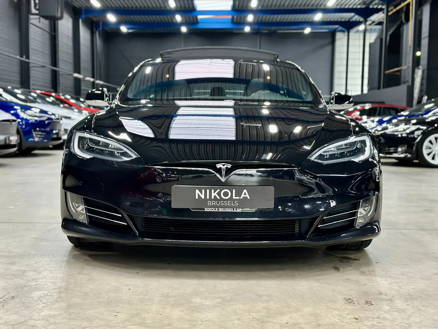 Tesla Model S LONG RANGE 100D - CARBON INTERIOR - SUNROOF Zwart - 2